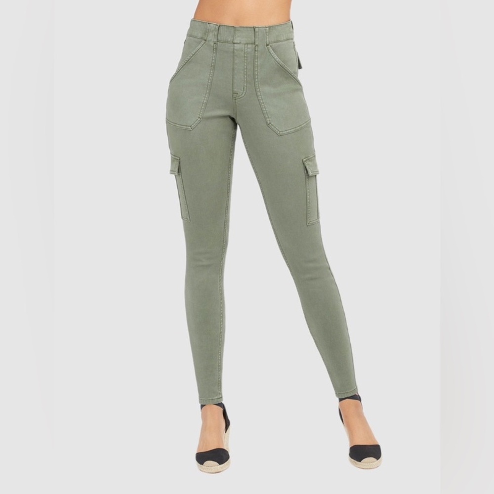 Spanx Stretch Twill Ankle Cargo Pants for Women